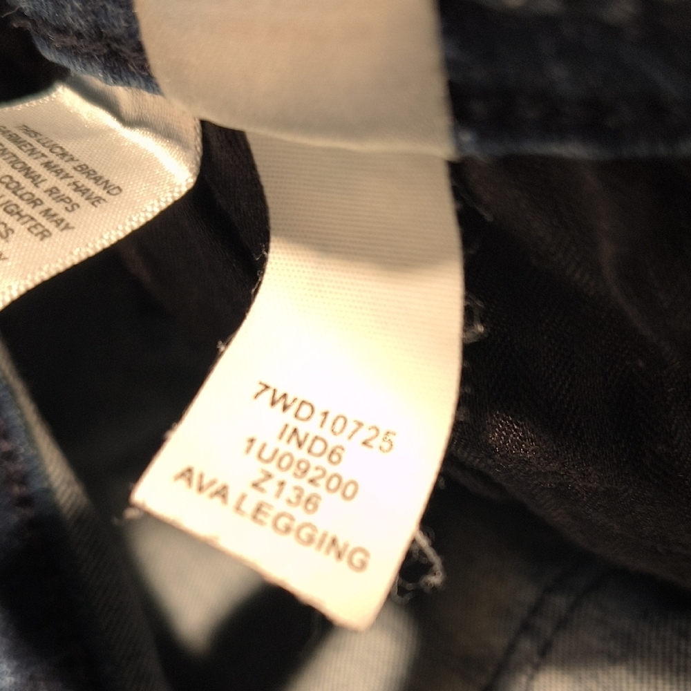 Mid Rise Ava Skinny w/26" Inseam Lucky Brand Women's Jeans Size 12 sac31 - Picture 7 of 8